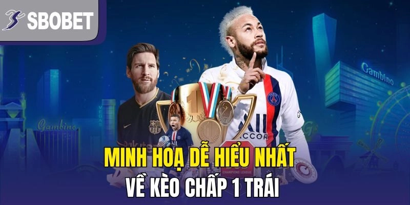 Minh hoạ dễ hiểu nhất về kèo chấp 1 trái