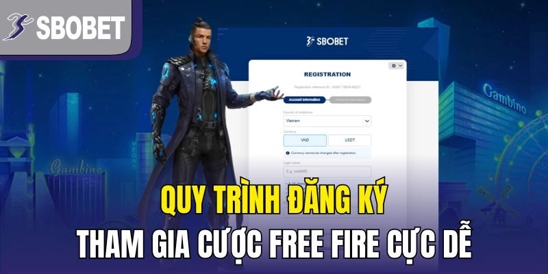 Quy trình đăng ký tham gia cược Free Fire cực dễ