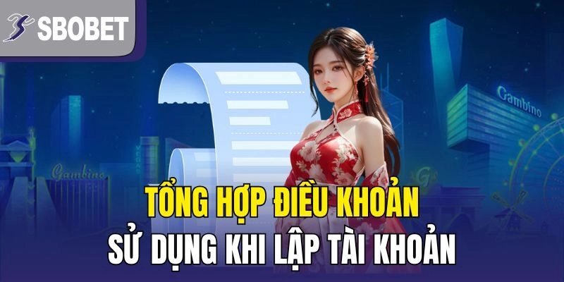 Tổng hợp điều khoản sử dụng khi lập tài khoản